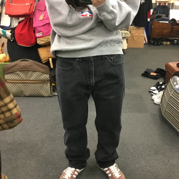 Levis 리바이스 505 흑청 데님팬츠