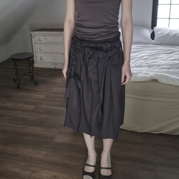 산코파퓨엘라  Reversal entwine skirt