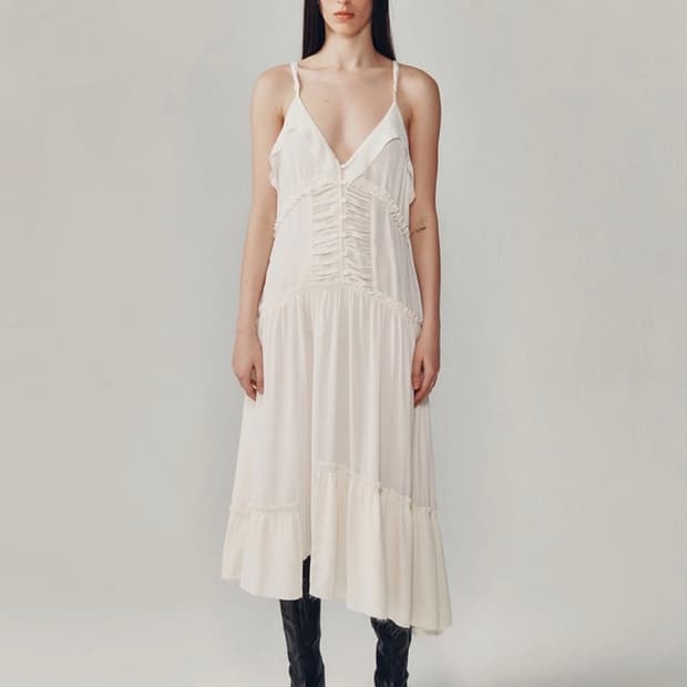 [새상품] 커렌트 Current 뷔스티에 롱원피스