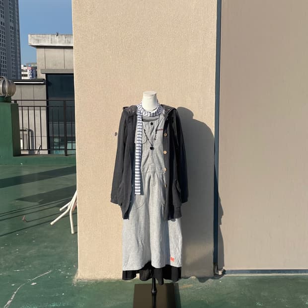 모리걸 스트라이프세트