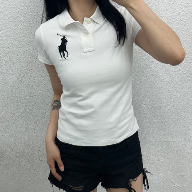 폴로 랄프로렌 블랙 빅포니 pk반팔 S