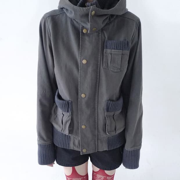 히피디피 하이넥 자켓 Utility highneck