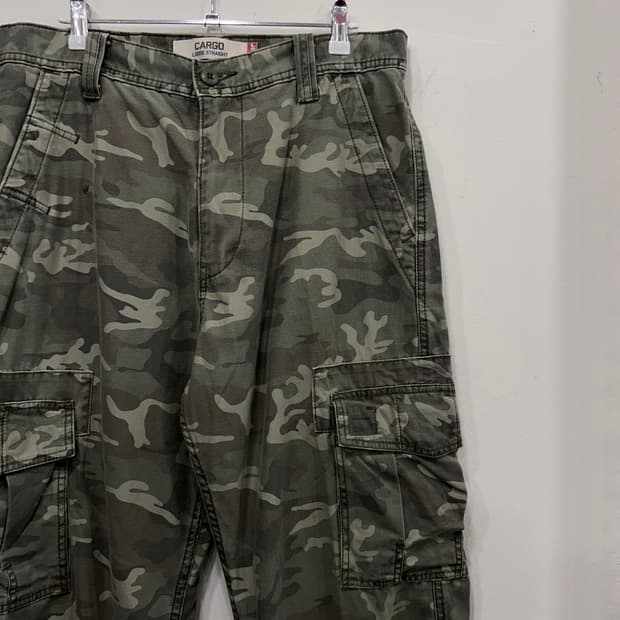 리바이스 워크웨어 루즈 스트레이트 카모 카고팬츠