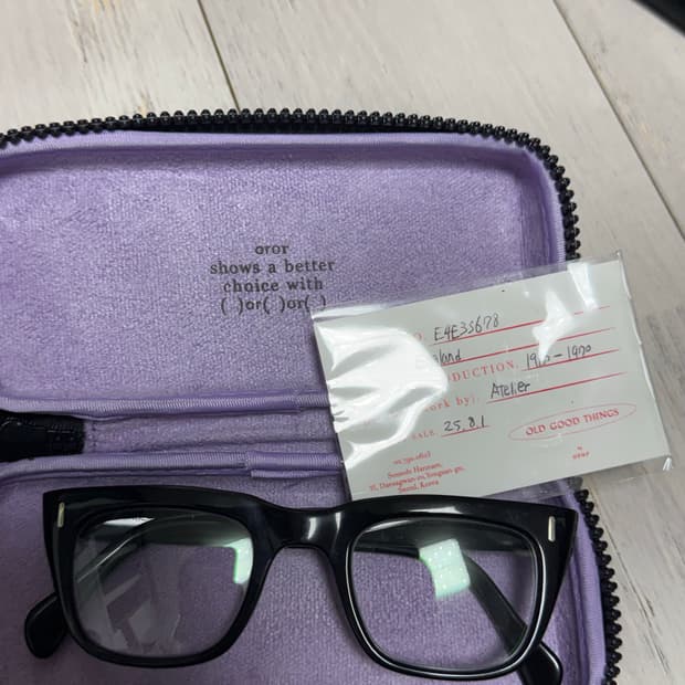 오르오르 올드굿띵스 영국 빈티지 안경 