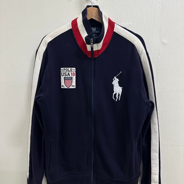 폴로 빅포니 USA 10 집업 XL (실측2XL)