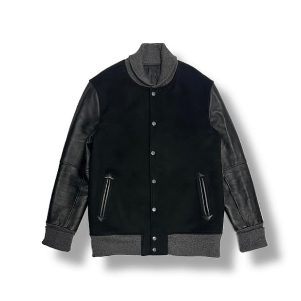 집시 테드 양가죽 블루종 스타디움 자켓