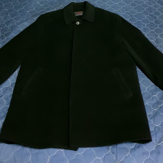 TNGT 울 발마칸 미디코트 블랙 (L)