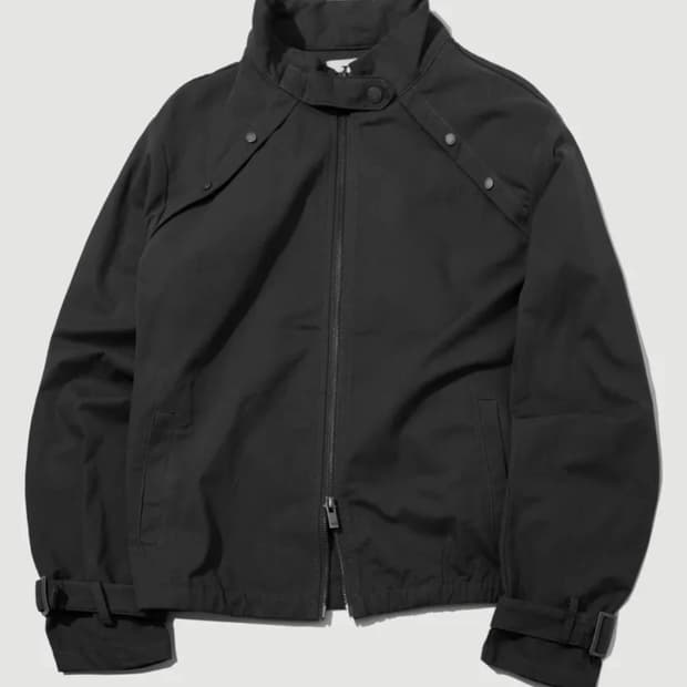 플레이스 스튜디오 하이넥 블루종 블랙