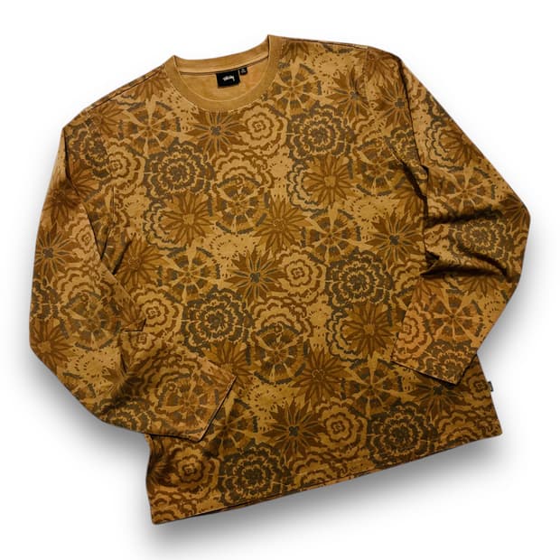 Stussy Flower Long Sleeve T-Shirt