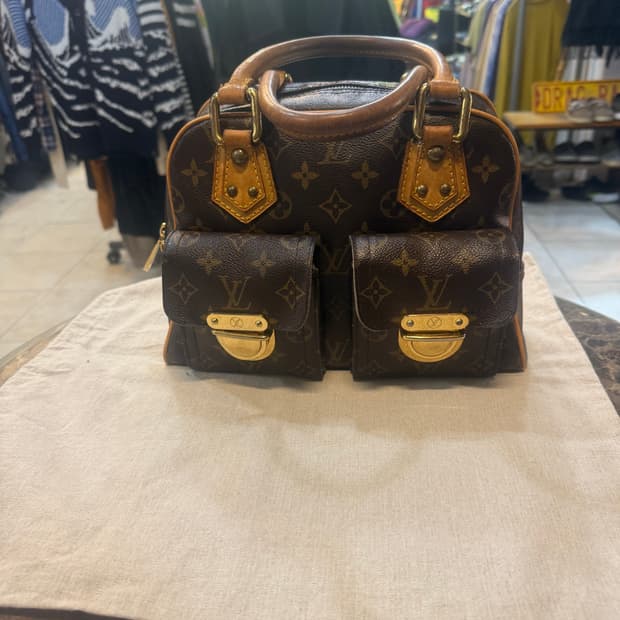 정품 루이비통 맨하탄 PM 토트백 팝니다