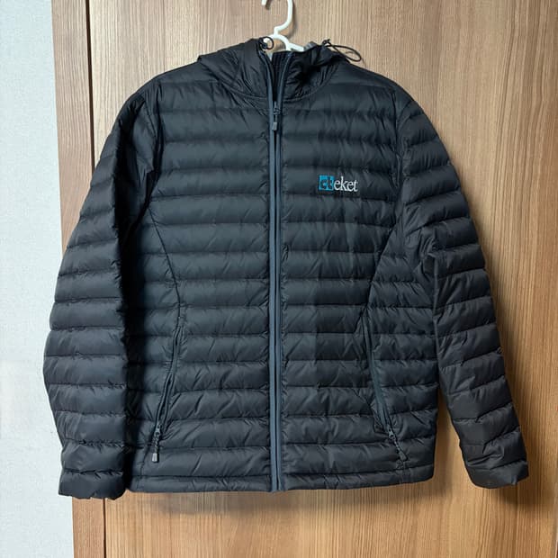 테켓 플랜 라이트웨이트 다운 자켓 블랙M