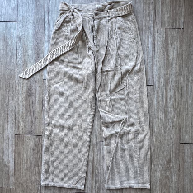 함오피스 ham 11pants 코듀로이 팬츠 베이지 / S