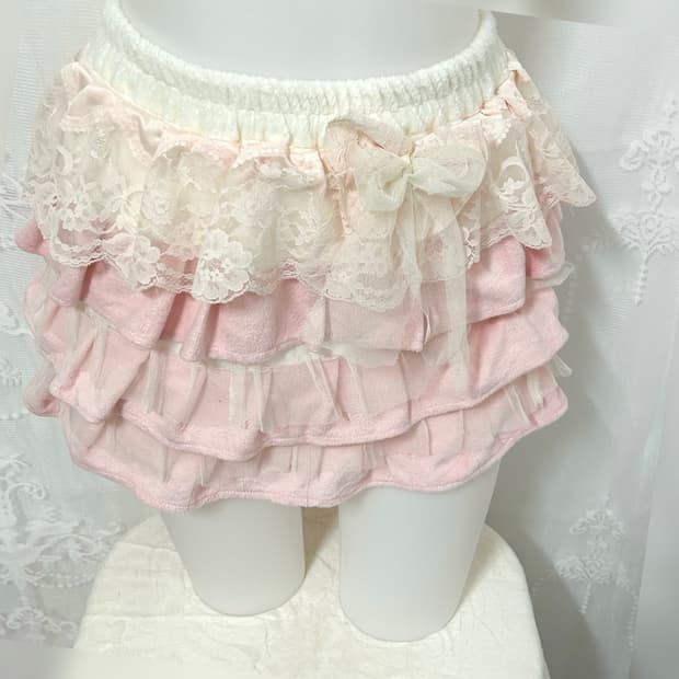 handmade chiffon lace skirk 페어리 히메갸루