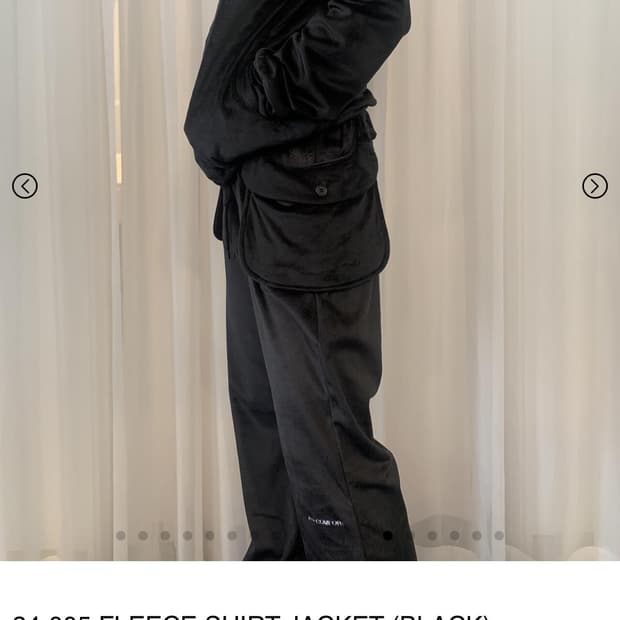 지초이 플리스셔츠자켓 24-005 FLEECE SHIRT JACKET