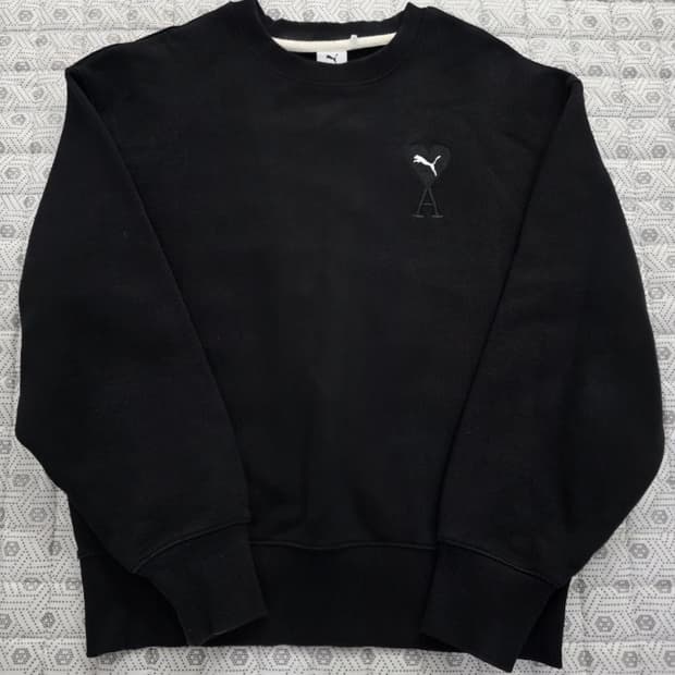 아미 푸마 콜라보 맨투맨 블랙 M