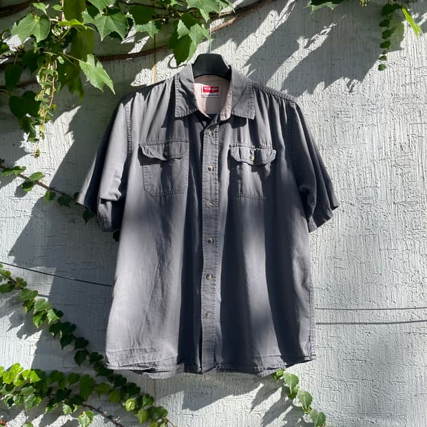 Wrangler work 1/2 shirt (gray)