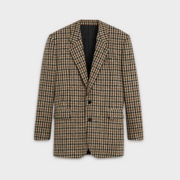 [BTS 뷔님 착용] 셀린느 19fw 투르뇽 체크 자켓