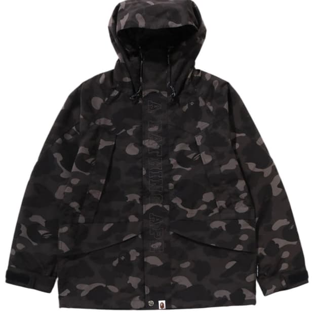 베이프 카모 스노우보드 자켓 
