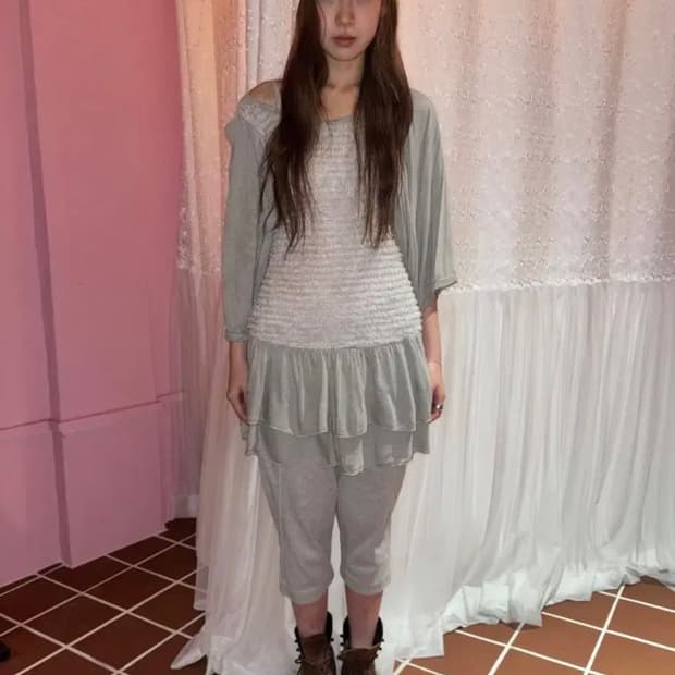 프리즈프레임 빈티지 원피스