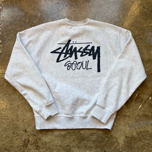 Stussy SEOUL 애쉬헤더 스웻