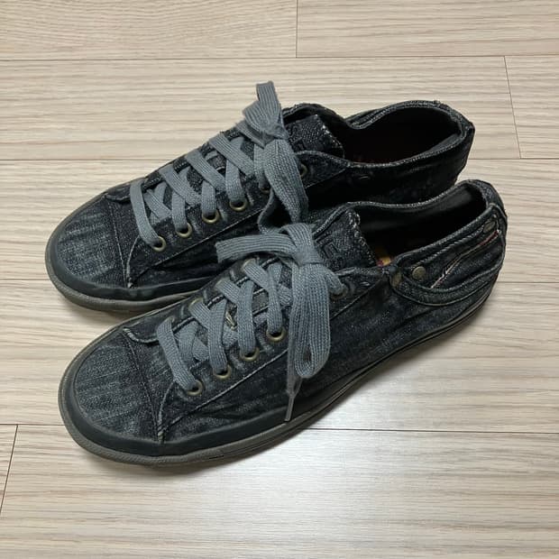 Diesel 디젤 희귀 데님 스니커즈 255