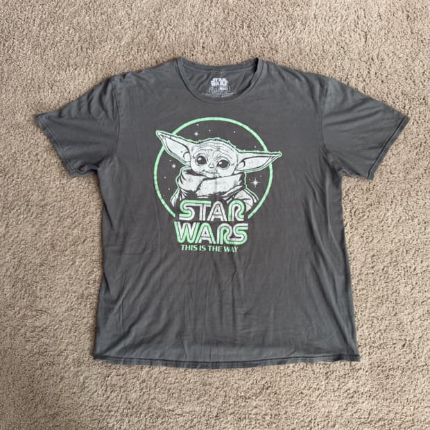 스타워즈 만달로리안 베이비요다 티셔츠