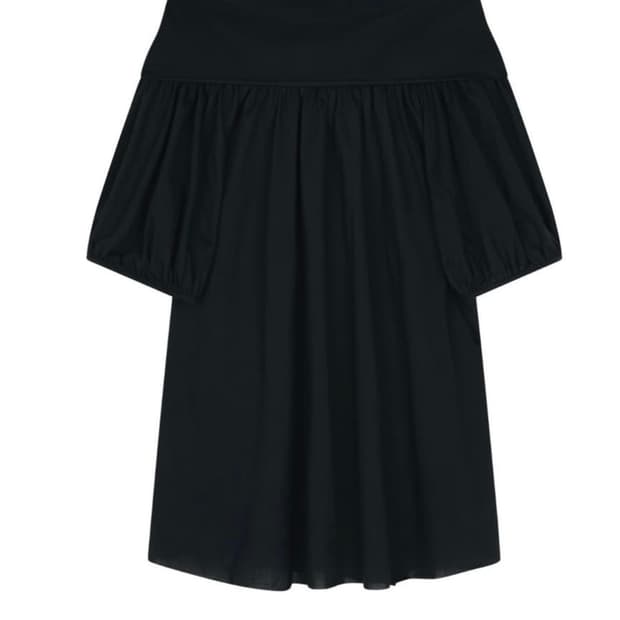 Amorshaee BACK RIBBON TOP - BLACK
