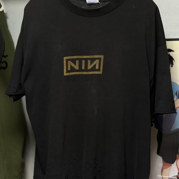 90s Nine inch nails 빈티지 나인인치네일스 티셔츠 XL