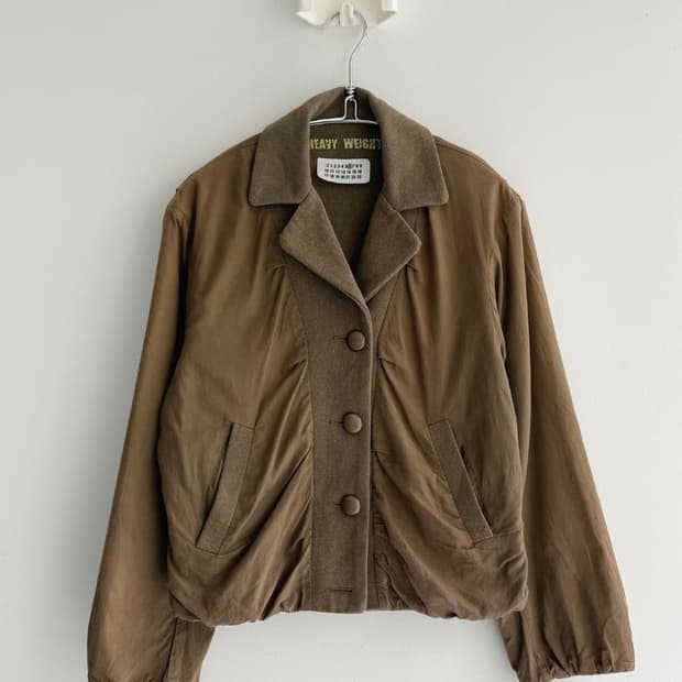 메종 마틴 마르지엘라 no.6 카키 베이지 자켓