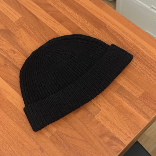 무탠다드 니트 워치캡 블랙