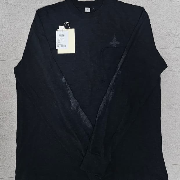 3) 폴리테루 페더 롱슬리브 블랙