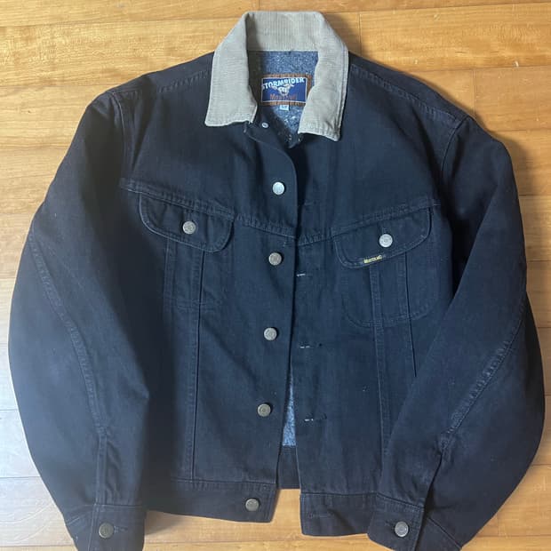 Mustang 스톰라이더 블랙 데님 자켓