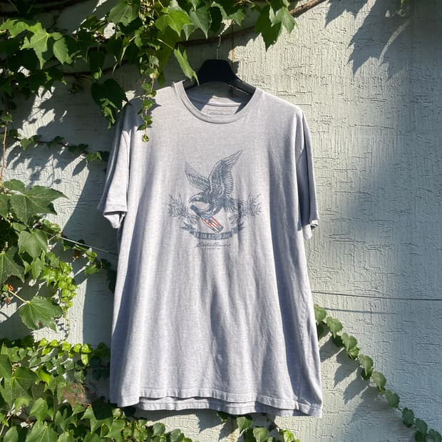 EDDIE BAUER printing t-shirt