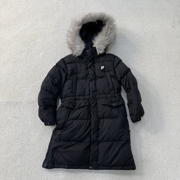 130 휠라 키즈 롱패딩 0204T1