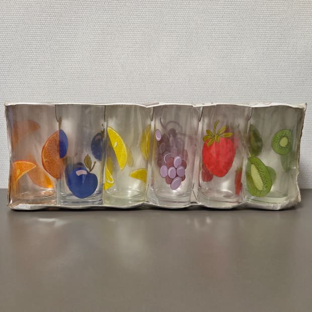 프랑스제 Luminarc 레트로 유리컵 세트