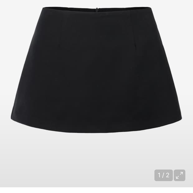 카키포인트 미니스커트 팬츠