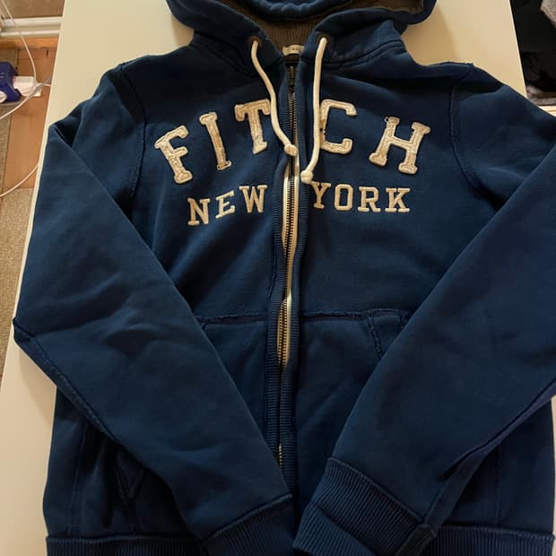 아베크롬비 후드집업 블루 L