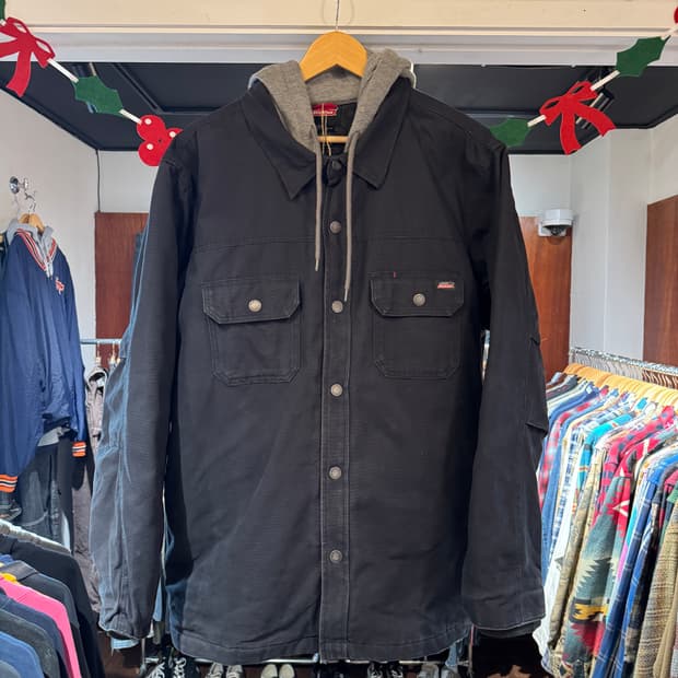 디키즈 누빔 워크셔츠 빈티지 후드자켓 XL