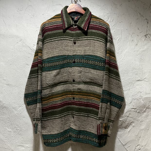 Thums Up 80-90년대 나바호 울 셔츠