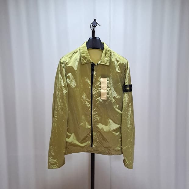 (택포) 스톤아일랜드 나일론 매탈 오버셔츠 L B663