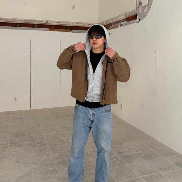 80-90’s Melton out-wear USA wool jacket