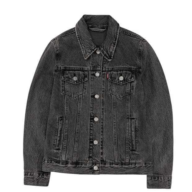 리바이스 블랙데님 자켓 (M) 