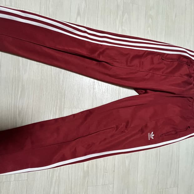 아디다스 베켄하우어 버건디 트랙팬츠 xl