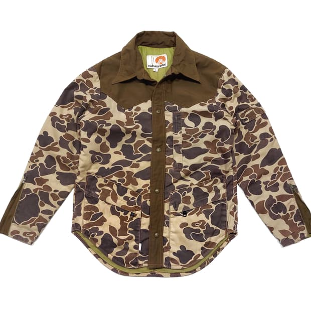 70~80s 히말라얀 웨스턴 덕카모 경량 패딩 자켓 100