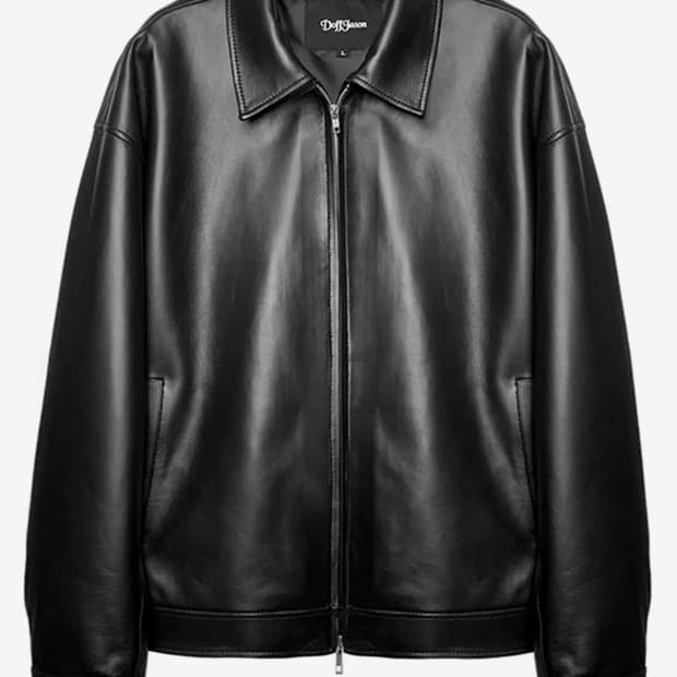 [L] 도프제이슨 오버핏 램스킨 싱글 자켓