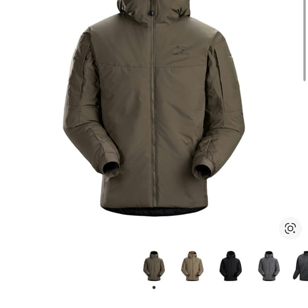 [XL] 아크테릭스 리프 콜드 wx 후드 레인저그린