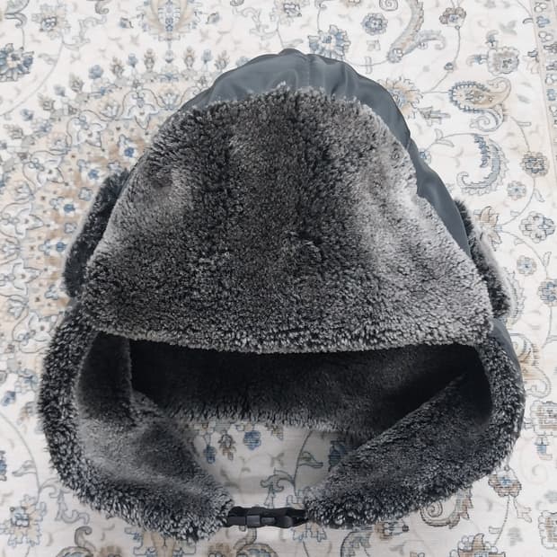 슈펜 털 안감 귀달이 모자 블랙