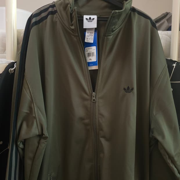 아디다스 BB 트랙탑 젠더 뉴트럴 올리브 스트라타 XL