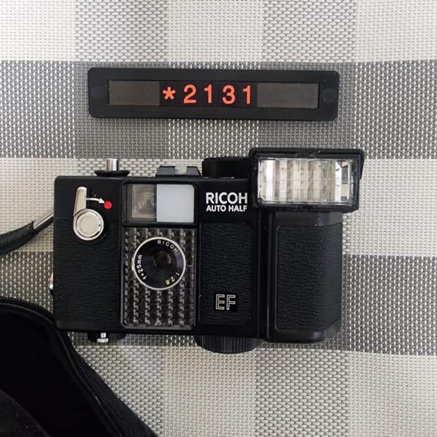리코 오토하프 EF 필름카메라 파우치포함