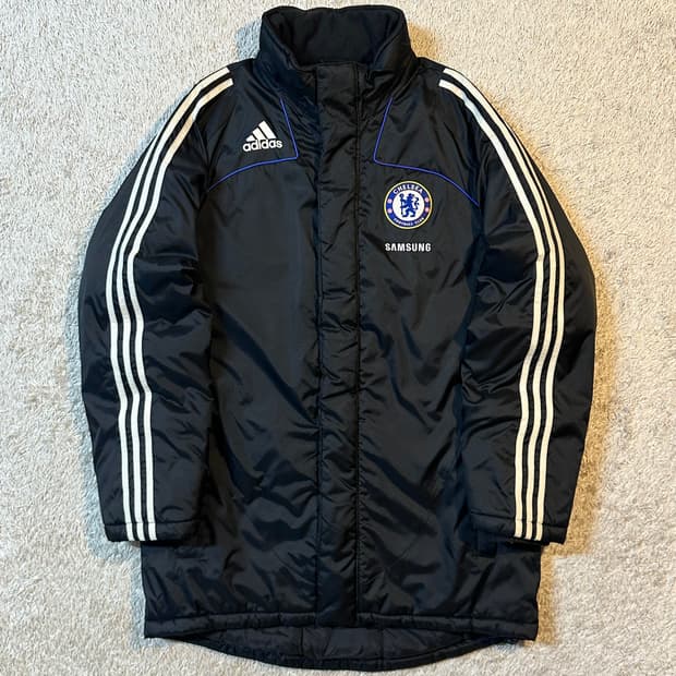 대장급) 아디다스 첼시 점퍼 패딩 블랙